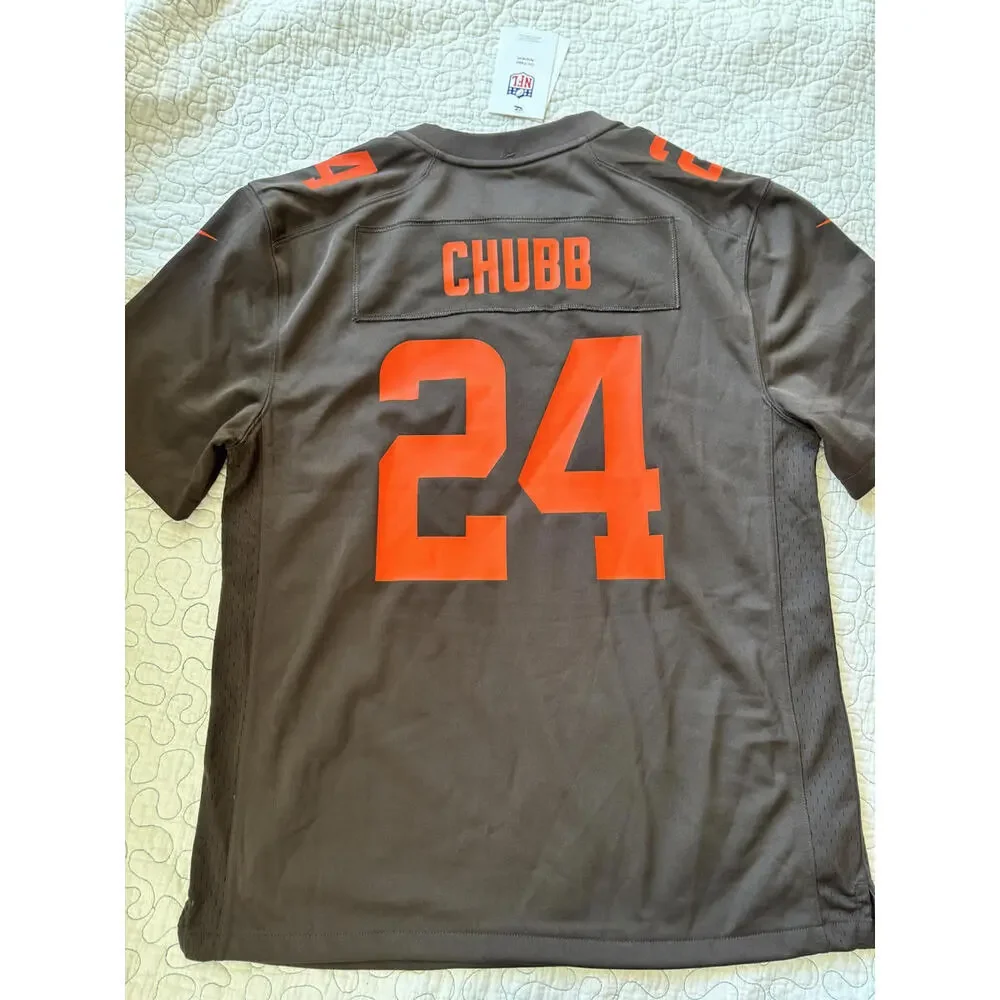 Nike‎ NFL Youth Football Jersey Chubb #24 Size XL 18/20 #467